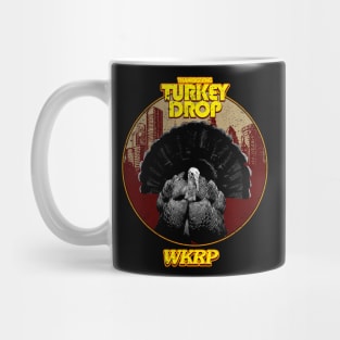 Thanksgiving Turkey Drop WKRP Mug